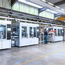 Montagelinie "Zündschloss"