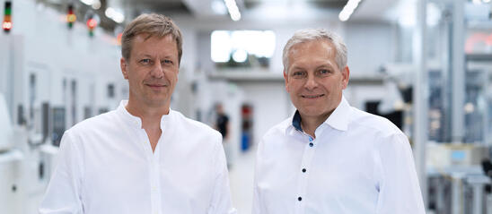 Stefan Rauch (Technischer Leiter) und Karl Ebnet (Geschäftsführer).