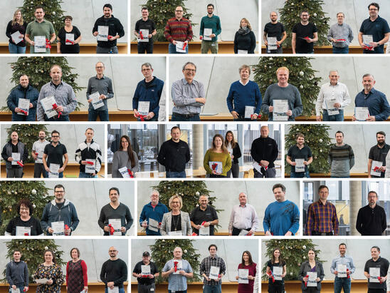 Jubilare bei Baumann Automation